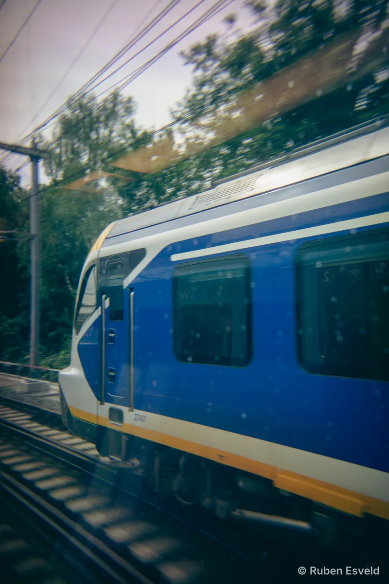 Train into Amersfoort